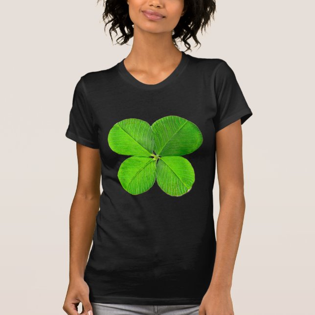 Four Leaf Clover The MUSEUM Zazzle Gifts T-Shirt (Front)