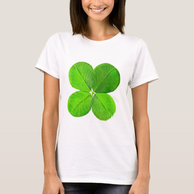 Four Leaf Clover The MUSEUM Zazzle Gifts T-Shirt (Front)
