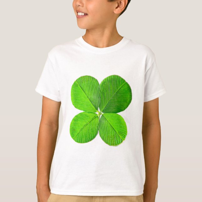 Four Leaf Clover The MUSEUM Zazzle Gifts T-Shirt (Front)