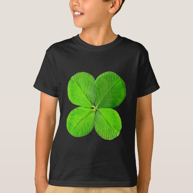 Four Leaf Clover The MUSEUM Zazzle Gifts T-Shirt (Front)