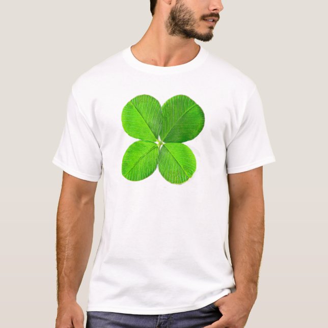 Four Leaf Clover The MUSEUM Zazzle Gifts T-Shirt (Front)
