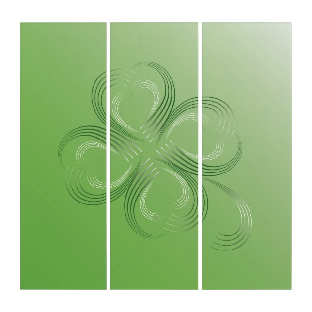Four Leaf Clover Triptych (Front)