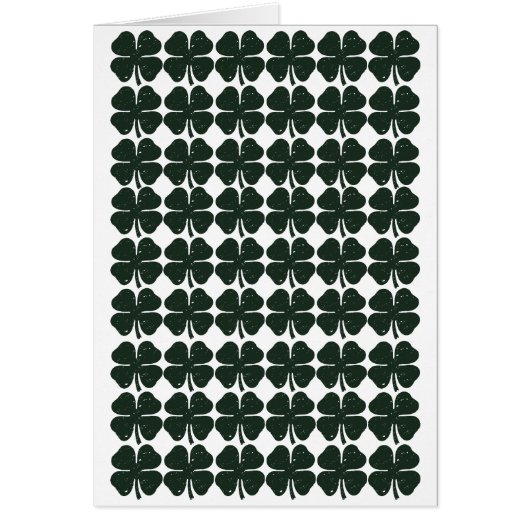four leaf clovers. cards (Front)