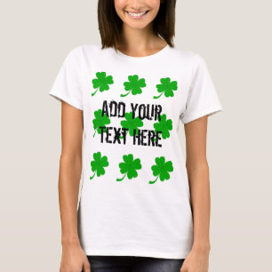 Four Leaf Clovers Custom Women's T-Shirt