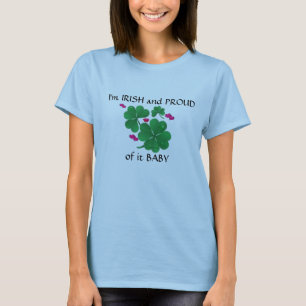 Four leaf clovers, lips, two pink hearts, two p... T-Shirt