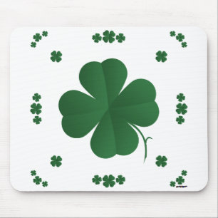 Four Leaf Clovers Mouse Pad