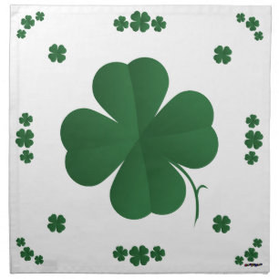 Four Leaf Clovers Napkin