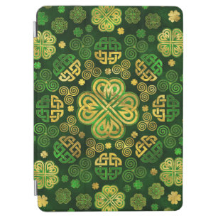 Four-leaf Lucky Clover Shamrock Ornament iPad Air Cover