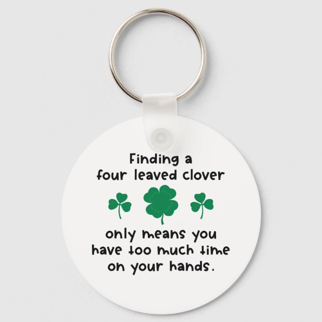 Four Leaved Clover Keychain (Front)