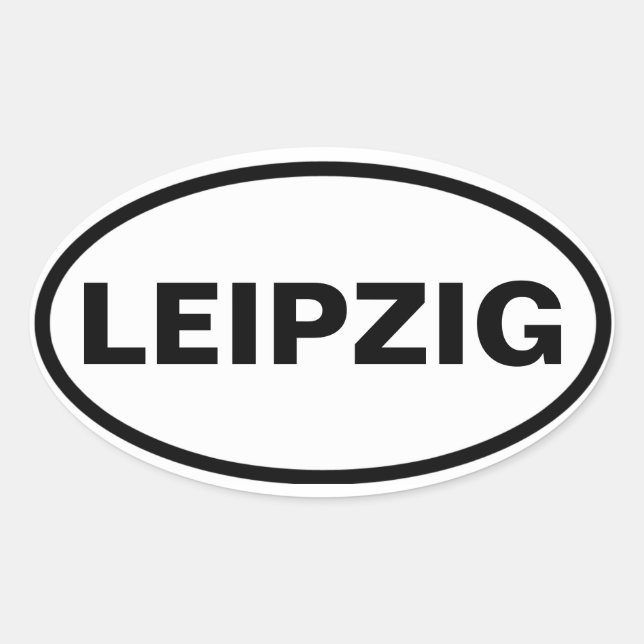 FOUR Leipzig Oval Sticker (Front)