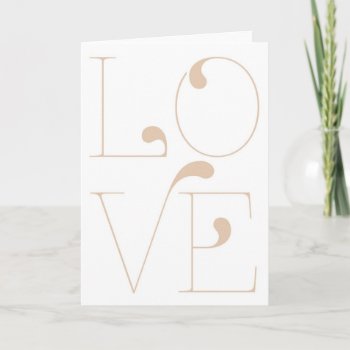 Four Letter Word Love Valentine's Greeting Card by tallulahs at Zazzle