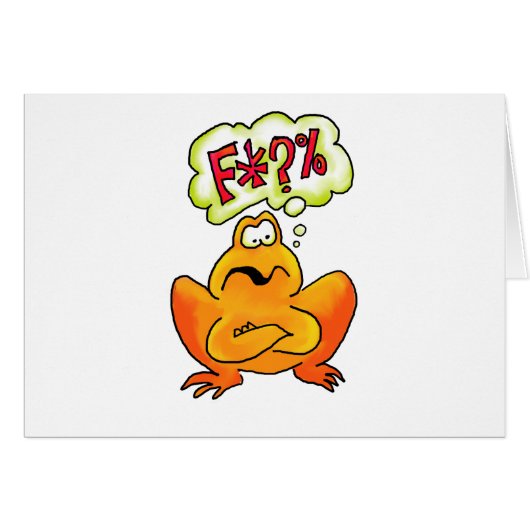 Four-lettered Frog Cards (Front Horizontal)