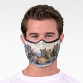 Four Lions Mask (Worn)