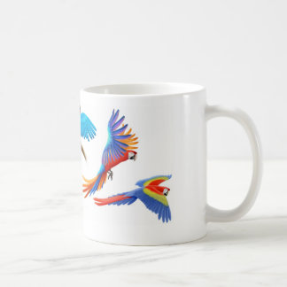 Four Macaws Mug