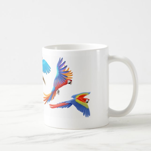 Four Macaws Mug (Right)
