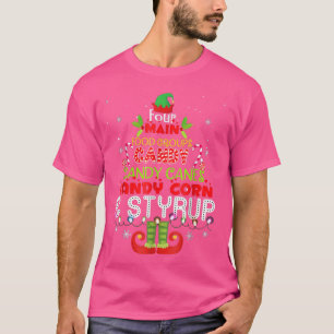 Four Main Food Groups candy canes candy corn styru T-Shirt