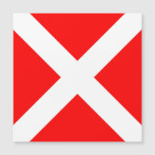 four maritime nautical alphabet number symbol flag (Front)