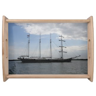 Four Master Ship Serving Tray