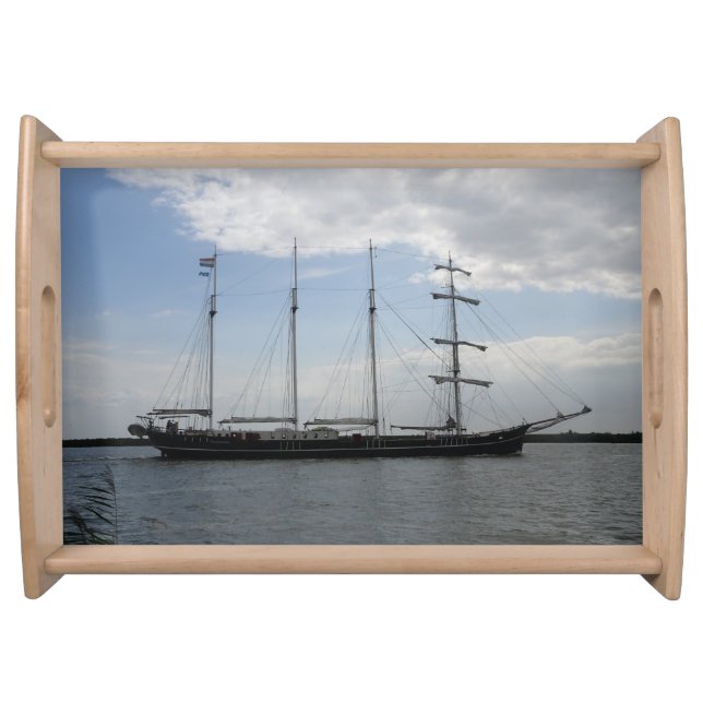 Four Master Ship Serving Tray (Front)