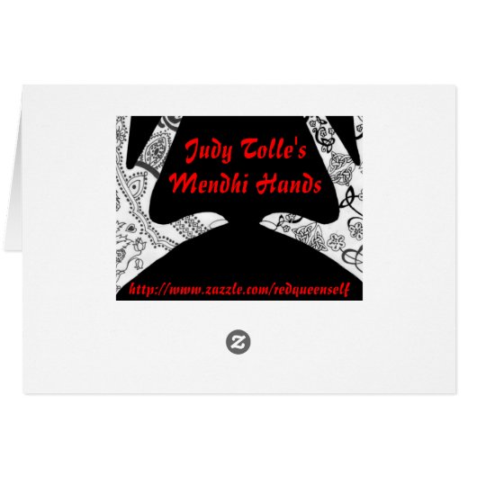 Four Mendhi Hands (Back Horizontal)