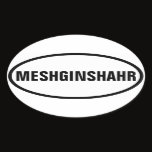 FOUR Meshginshahr Oval Sticker