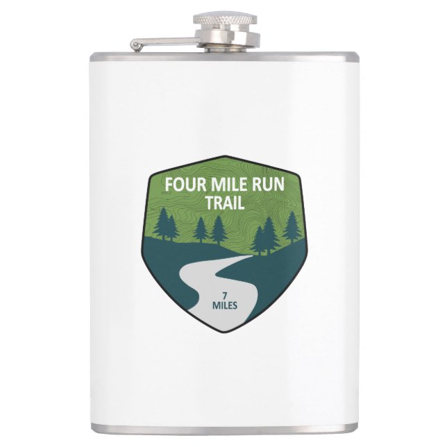 Four Mile Run Trail Flask (Front)
