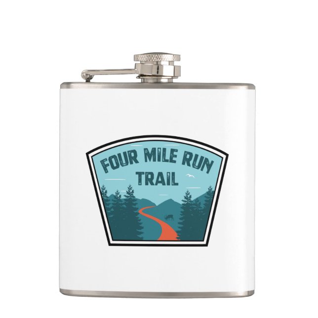 Four Mile Run Trail Flask (Front)