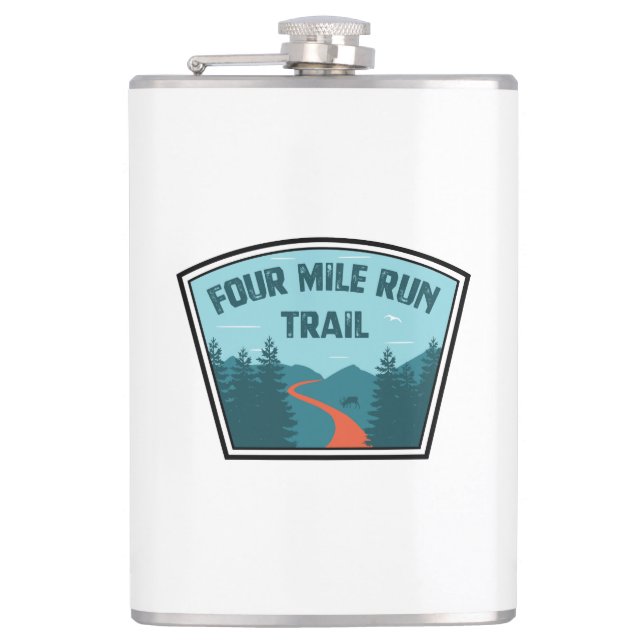 Four Mile Run Trail Flask (Front)