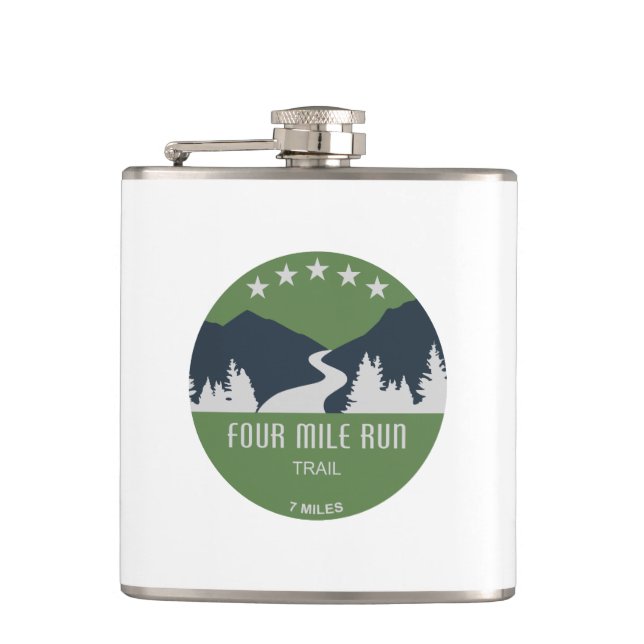 Four Mile Run Trail Flask (Front)