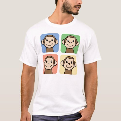 Four Monkeys T_Shirt