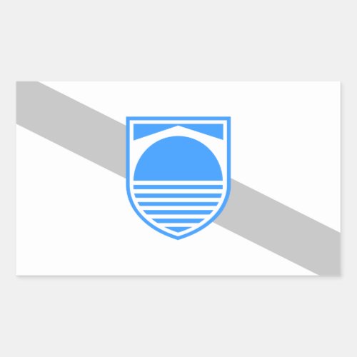 FOUR Mostar Flag Rectangular Sticker