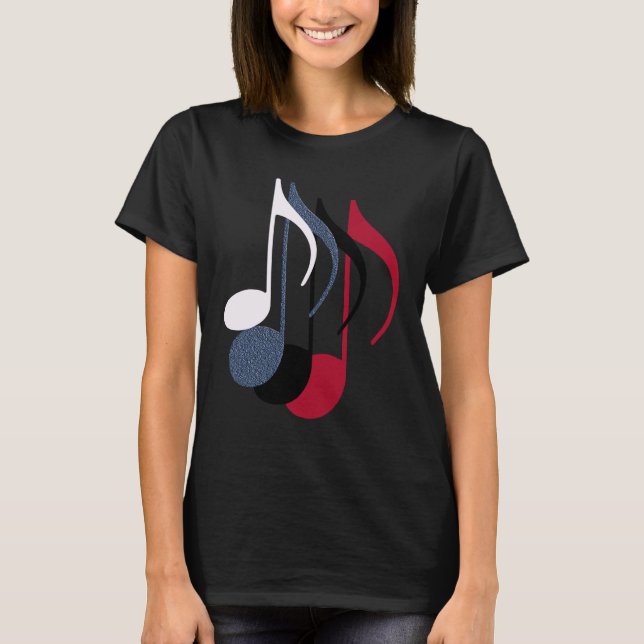 four music notes T-Shirt (Front)
