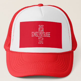Four National Swiss Languages - Switzerland Trucker Hat