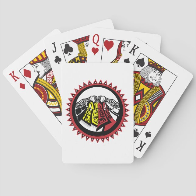Four Noble Women Poker Cards (Back)
