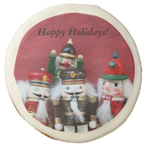 Four nutcrackers group Christmas Sugar Cookie