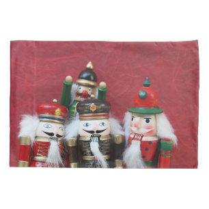 Four nutcrackers group pillow case