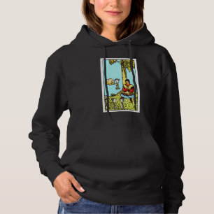 Four Of Cups Vintage Tarot Card Original Rider Wa Hoodie