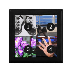 Four of Your Photos Make Your Own Keepsake Gift Box