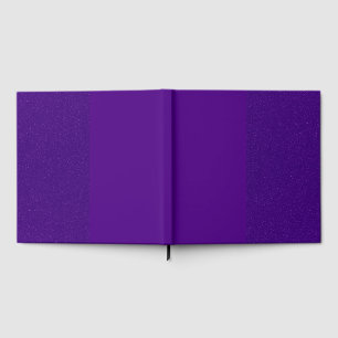 Four-Panel Purple Noise Guest Book – Customizable