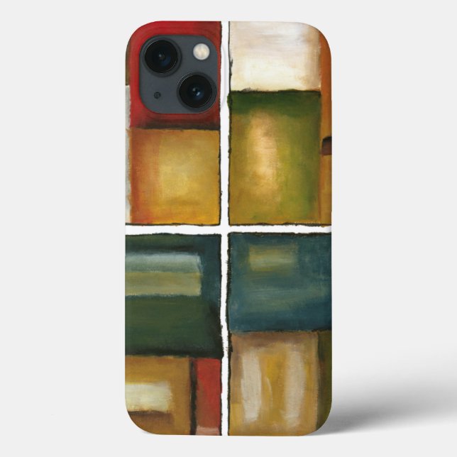 Four Paneled Painting by Jennifer Goldberger Case-Mate iPhone Case (Back)