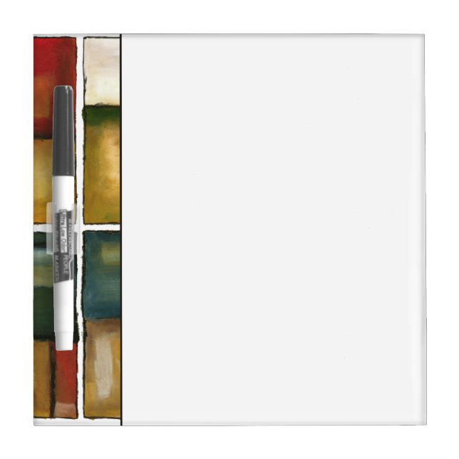 Four Paneled Painting by Jennifer Goldberger Dry-Erase Board (Front)