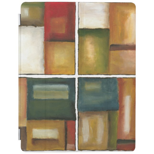 Four Paneled Painting by Jennifer Goldberger iPad Smart Cover (Front)