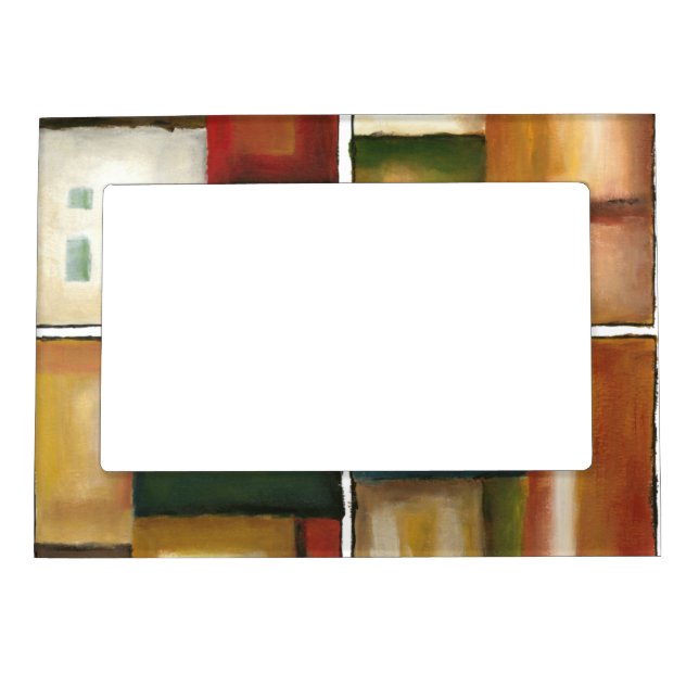 Four Paneled Painting by Jennifer Goldberger Magnetic Frame (Front)