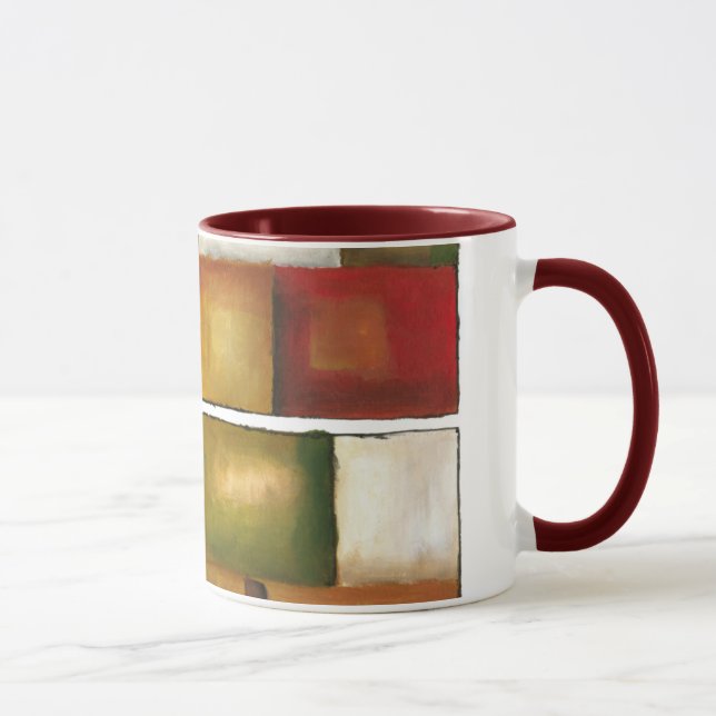 Four Paneled Painting by Jennifer Goldberger Mug (Right)