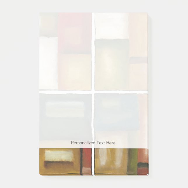 Four Paneled Painting by Jennifer Goldberger Post-it Notes (Front)