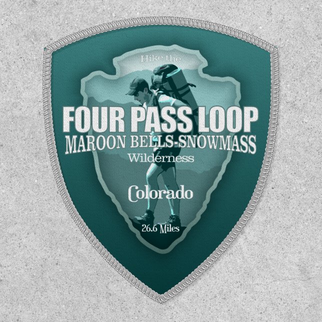 Four Pass Loop (arrowhead T)  Patch (Front)