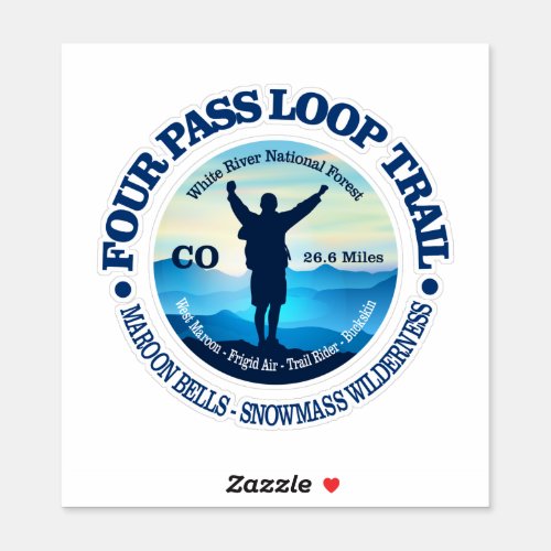 Four Pass Loop v Sticker