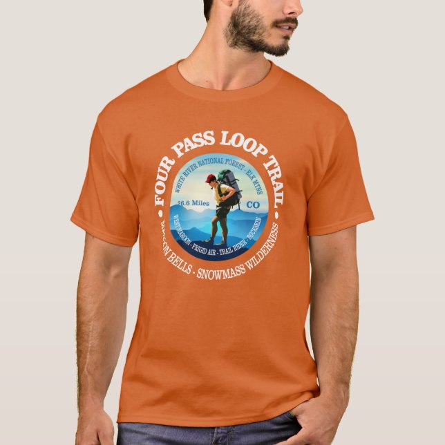 Four Pass Looprail C retro T-Shirt (Front)