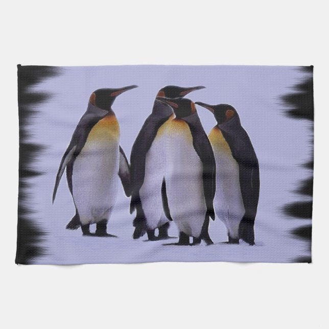 Four Penguins American MoJo Kitchen Towel (Horizontal)