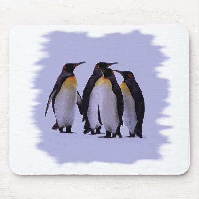 Four Penguins Mouse Pad (Front)